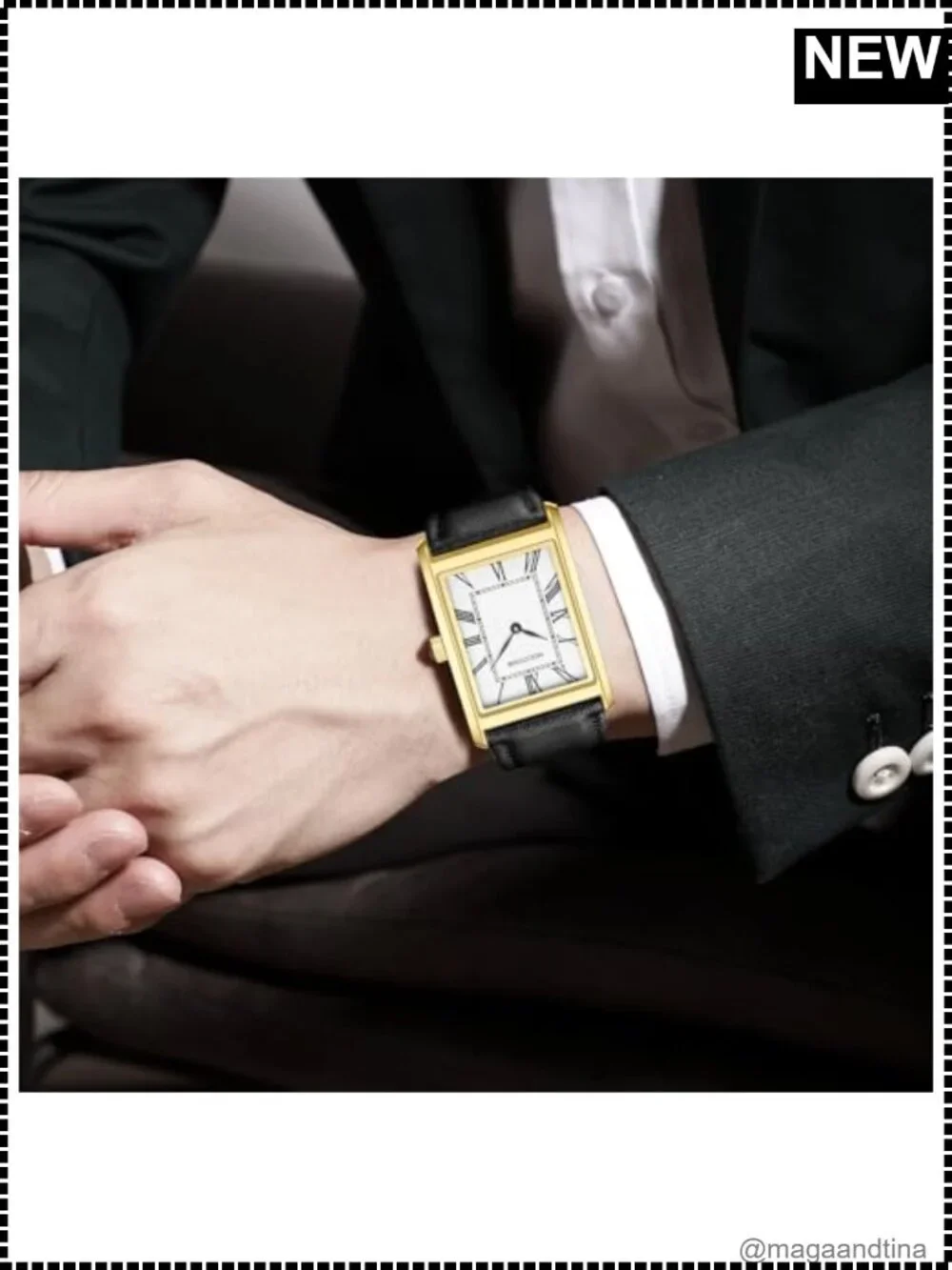 HOLSTOUR Men's Business Minimalism Analog Quartz Watch with Japanese Quartz